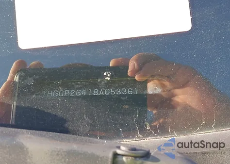 2008 Honda Accord 2.4 Lx-P из США, поврежденный, VIN 1HGCP26418A053361